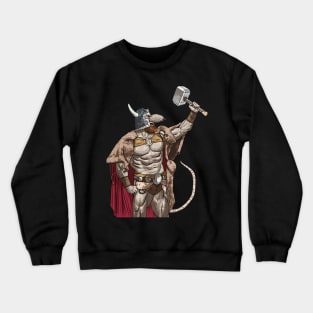 Guilty Viking Rat Crewneck Sweatshirt